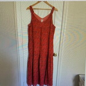 Joie Red Sleeveless Maxi Dress